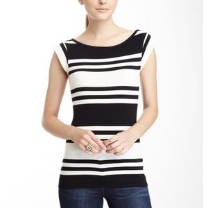 NWT French Connection Jag Stripped Top(M)